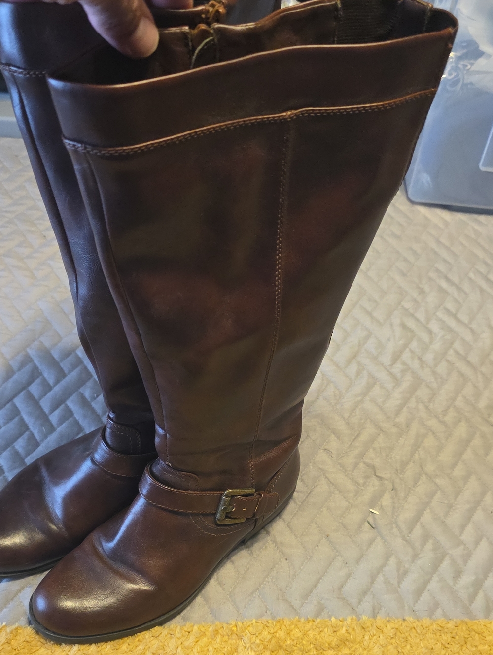 Kim Rogers Brown Tall Heeled Riding Boots